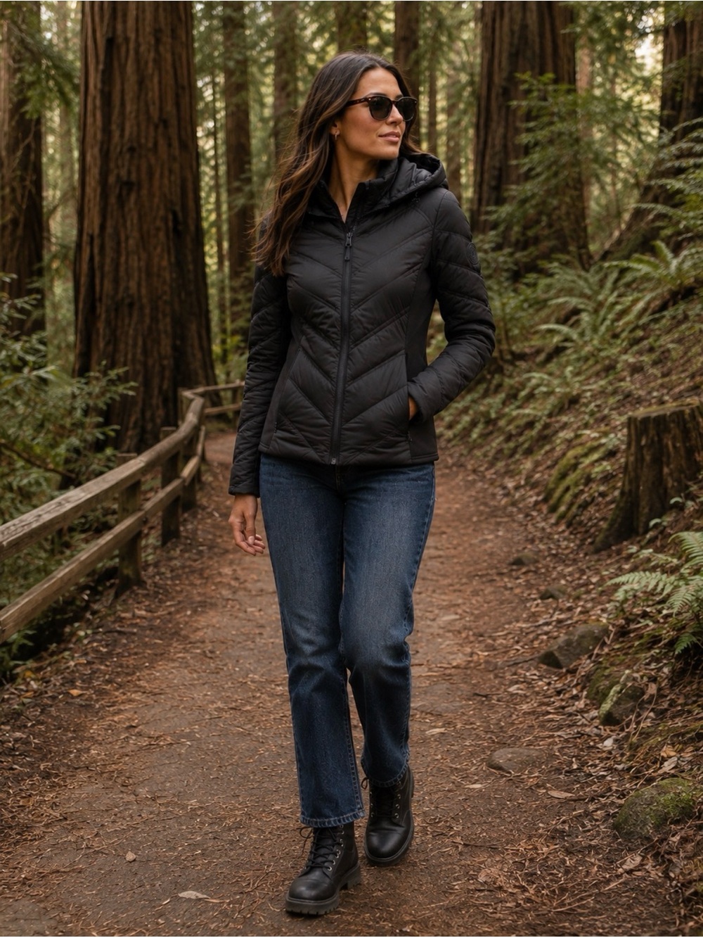 Bernardo Performance EcoPlume Black Puffer Jacket